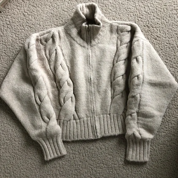 OZMA of California Finley Zip Sweater - Picture 2 of 6